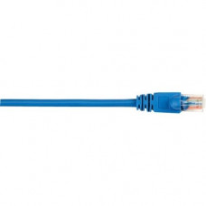 Black Box CAT6 Value Line Patch Cable, Stranded, Blue, 25-ft. (7.5-m) - 25 ft Category 6 Network Cable for Network Device - First End: 1 x RJ-45 Male Network - Second End: 1 x RJ-45 Male Network - Patch Cable - Gold Plated Contact - Blue - 1 Pack - RoHS C