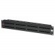 American Power Conversion  APC 48 Port Cat6 Network Patch Panel - 48 x RJ-45 - TAA Compliance CAT6PNL-48