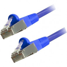 Comprehensive Cat6 Snagless Shielded Ethernet Cables, Blue, 100ft - 100 ft Category 6 Network Cable for Network Device - First End: 1 x RJ-45 Male Network - Second End: 1 x RJ-45 Male Network - 125 MB/s - Patch Cable - Shielding - Nickel Plated Connector 