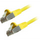 Comprehensive Cat6 Snagless Shielded Ethernet Cable, Yellow, 7ft - 7 ft Category 6 Network Cable for Network Device - First End: 1 x RJ-45 Male Network - Second End: 1 x RJ-45 Male Network - 125 MB/s - Patch Cable - Shielding - Nickel Plated Connector - G