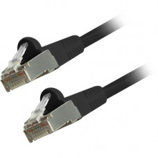 Comprehensive Cat6 Snagless Shielded Ethernet Cables, Black, 50ft - 50 ft Category 6 Network Cable for Network Device - First End: 1 x RJ-45 Male Network - Second End: 1 x RJ-45 Male Network - 125 MB/s - Patch Cable - Shielding - Nickel Plated Connector -