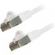 Comprehensive Cat6 Snagless Shielded Ethernet Cable, White, 5ft - 5 ft Category 6 Network Cable for Network Device - First End: 1 x RJ-45 Male Network - Second End: 1 x RJ-45 Male Network - 125 MB/s - Patch Cable - Shielding - Nickel Plated Connector - Go