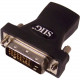 SIIG HDMI(F) to DVI(M) Adapter - 1 x HDMI Female Digital Audio/Video - 1 x DVI Male Video - Black - RoHS, TAA Compliance CB-000052-S1