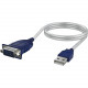 Sabrent USB 2.0 To Serial DB9 Male (9 Pin) RS232 Cable Adapter (CB-DB9P) - 1 ft DB-9/USB Data Transfer Cable for PDA, Digital Camera, Cellular Phone, Modem, ISDN Termination Adapter, PC, MAC - First End: 1 x Type A Male USB CB-DB9P