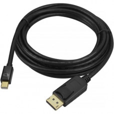 SIIG Mini DisplayPort to DisplayPort Cable - 3M - 9.84 ft DisplayPort/Mini DisplayPort A/V Cable for Audio/Video Device - First End: 1 x Mini DisplayPort Male Digital Audio/Video - Second End: 1 x DisplayPort Male Digital Audio/Video - Gold Plated Connect