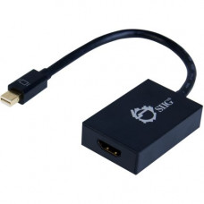 SIIG Mini DisplayPort 1.2 to HDMI 4Kx2K 60Hz Active Adapter - 5.90" HDMI/Mini DisplayPort A/V Cable for HDTV, Audio/Video Device, Monitor, Desktop Computer - First End: 1 x Mini DisplayPort Male Digital Audio/Video - Second End: 1 x HDMI Female Digit