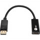 SIIG DisplayPort to HDMI Adapter 4K/30Hz - 1 x DisplayPort Male Digital Audio/Video - 1 x HDMI Female Digital Audio/Video - 3840 x 2160 Supported - Black CB-DP1T12-S1