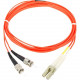SIIG 2M Multimode 62.5/125 Duplex Fiber Patch Cable LC/ST - Fiber Optic for Network Device - 2m - 1 Pack - 2 x LC Male Network - 2 x ST Male Network - Orange - RoHS Compliance CB-FE0611-S1