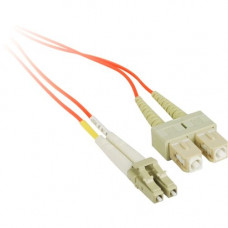 SIIG 3M Multimode 50/125 Duplex Fiber Patch Cable LC/SC - Fiber Optic for Network Device - 3m - 1 Pack - 2 x LC Male Network - 2 x SC Male Network - Orange - RoHS Compliance CB-FE0H11-S1