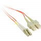 SIIG 3M Multimode 62.5/125 Duplex Fiber Patch Cable LC/SC - Fiber Optic for Network Device - 3m - 1 Pack - 2 x LC Male Network - 2 x SC Male Network - Orange - RoHS Compliance CB-FE0711-S1