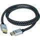 SIIG Woven Braided High Speed HDMI Cable 3m - UHD 4Kx2K - 9.84 ft HDMI A/V Cable for Audio/Video Device - First End: 1 x HDMI (Type A) Male Digital Audio/Video - Second End: 1 x HDMI (Type A) Male Digital Audio/Video - Supports up to 4096 x 2160 - Shieldi