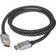 SIIG Woven Braided High Speed HDMI Cable 5m - UHD 4Kx2K - 16.40 ft HDMI A/V Cable for Audio/Video Device - First End: 1 x HDMI (Type A) Male Digital Audio/Video - Second End: 1 x HDMI (Type A) Male Digital Audio/Video - Supports up to 4096 x 2160 - Shield