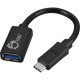 SIIG USB 3.1 GEN 1 Type-C to Type-A Adapter Cable - M/F - 5.90" USB Data Transfer Cable - First End: 1 x Type C Male USB - Second End: 1 x Type A Female USB - 5 Gbit/s - Shielding - Black - 1 Pack CB-US0J12-S1