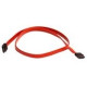 Supermicro SATA Cable - SATA - SATA - 2ft - Red CBL-0044L