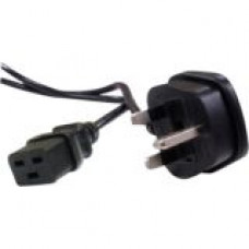 Supermicro CBL-0241L Standard Power Cord - For Server - 250 V AC / 15 A - Black - 8.20 ft Cord Length - United Kingdom - 1 CBL-0241L