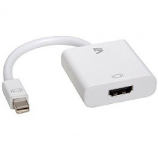 V7 Mini DisplayPort to HDMI Adapter - 6.69" HDMI/Mini DisplayPort A/V Cable for Monitor, Projector, MacBook, MacBook Pro, Audio/Video Device, iMac - First End: 1 x Mini DisplayPort Male Digital Audio/Video - Second End: 1 x HDMI Female Digital Audio/