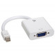 V7 CBL-MV1WHT Mini DisplayPort/VGA Cable - 6.69" Mini DisplayPort/VGA Video Cable for Video Device, Monitor, Projector, MacBook, MacBook Air, MacBook Pro - First End: 1 x Mini DisplayPort Male Digital Audio/Video - Second End: 1 x HD-15 Female VGA - 