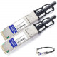 AddOn Dell Force10 CBL-QSFP-40GE-PASS-5M Compatible TAA Compliant 40GBase-CU QSFP+ to QSFP+ Direct Attach Cable (Passive Twinax, 5m) - 100% compatible and guaranteed to work CBL-QSFP40GEPASS5MAO