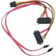 Supermicro 2 SAS to 2 SATA And 1 8-Pin Power Connector,40/50/15cm,30/20AWG - 1.64 ft SAS/SATA Data Transfer/Power Cable for Server - First End: 2 x SAS - Second End: 2 x SATA, Second End: 1 x Power - 1 Pack - TAA Compliance CBL-SAST-0529
