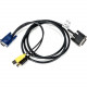Vertiv Co AVOCENT 6-foot 26-Pin to VGA Target Cable - 6 ft, Single Display, VGA, 2 x USB, AutoView KVM with CAC cable CBL0170