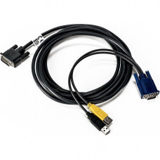 Vertiv Co AVOCENT 12-foot 26-Pin to VGA Target Cable - 12 ft HD-26/VGA Video Cable for KVM Switch, Workstation - First End: 1 x HD-26 Video - Second End: 1 x HD-15 VGA CBL0171
