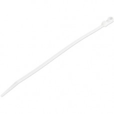 Startech.Com 100 Pack 4" Cable Tie with Mounting Hole - Screw Mount Zip Ties - Mountable Nylon Network Cable Tie Wraps - Self Locking - UL - 100 pk cable tie with mounting hole for 0.98in/25mm bundle dia - Screw down mountable head self locking nylon