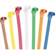 Panduit Cable Tie - Yellow - 1000 Pack - 18 lb Loop Tensile - Nylon 6.6 - TAA Compliance CBR2M-M4Y