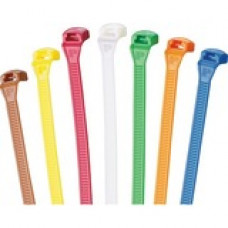 Panduit Cable Tie - Blue - 1000 Pack - 18 lb Loop Tensile - Nylon 6.6 - TAA Compliance CBR2M-M6