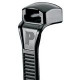 PANDUIT Contour-Ty Weather Resistant Cable Tie - Black - 1000 Pack - TAA Compliance CBR1M-M0