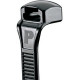 Panduit Cable Tie - Black - 1000 Pack - 50 lb Loop Tensile - Nylon 6.6 - TAA Compliance CBR2S-M30