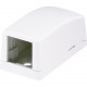 Panduit Surface Mount Box - Cable Holder - Off White - TAA Compliance CBX1IW-A
