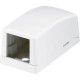 Panduit Mini-Com CBX1WH-A Mounting Box for Network Module - White - TAA Compliance CBX1WH-A