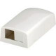 Panduit Mini-Com CBX2EI-AY Mounting Box - 2 x Total Number of Socket(s) - Electric Ivory - Acrylonitrile Butadiene Styrene (ABS) - TAA Compliance CBX2EI-AY