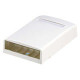 Panduit Mini-Com 4 Socket Surface Mounting Box - 4 x Socket(s) - Off White - TAA Compliance CBX4IW-AY