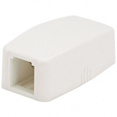 Panduit Mini-Com CBXQ1AW-A Mounting Box - 1 x Total Number of Socket(s) - Arctic White - Acrylonitrile Butadiene Styrene (ABS) CBXQ1AW-A