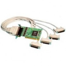 Brainboxes Quad Cable 44 Way D to 4x25 Pin - 3.28 ft Serial Data Transfer Cable for PCI Serial Board - First End: 1 x DB-44 Male Serial - Second End: 4 x DB-25 Male Serial - RoHS, WEEE Compliance CC-224