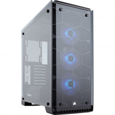 Corsair Crystal Series 570X RGB ATX Mid-Tower Case - Mid-tower - Black - Steel - 4 x Bay - 3 x 4.72" x Fan(s) Installed - Mini ITX, Micro ATX, ATX Motherboard Supported - 24.03 lb - 6 x Fan(s) Supported - 2 x Internal 3.5" Bay - 2 x Internal 2.5