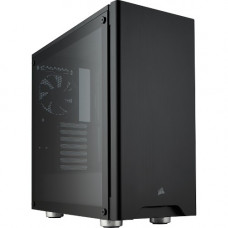 Corsair Carbide 275R Computer Case - Mid-tower - Black - Steel, Plastic, Tempered Glass - 4 x Bay - 2 x 4.72" x Fan(s) Installed - 0 - ATX, Micro ATX, Mini ITX Motherboard Supported - 18.87 lb - 6 x Fan(s) Supported - 2 x Internal 3.5" Bay - 2 x