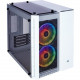 Corsair Crystal 280X Computer Case - White - Tempered Glass - Micro ATX Motherboard Supported - 6 x Fan(s) Supported - Liquid Cooler CC-9011137-WW