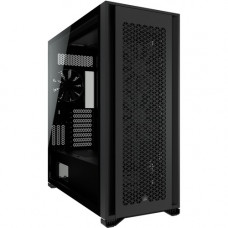 Corsair 7000D AIRFLOW Full-Tower Case - Full-tower - Black - Steel, Plastic, Tempered Glass - 10 x Bay - 3 x 5.51" x Fan(s) Installed - 0 - ATX, Mini ITX, Micro ATX, EATX Motherboard Supported - 12 x Fan(s) Supported - 4 x Internal 2.5" Bay - 6 