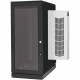 Black Box ClimateCab Rack Cabinet - For Server, LAN Switch, Patch Panel - 24U Rack Height - Floor Standing - Black - Steel, Plexiglass - 2000 lb Maximum Weight Capacity - TAA Compliant - TAA Compliance CC24U6000M640
