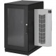 Black Box ClimateCab AC Cabinet - 24U, 8000 BTU, M6 Square Holes, 120V - For Server, LAN Switch, Patch Panel - 24U Rack Height x 19" Rack Width - Floor Standing - Steel, Plexiglass, Steel - 1999.59 lb Maximum Weight Capacity - TAA Compliant - TAA Com