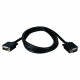 Qvs Video Cable - 10 ft Video Cable for Monitor, Video Device - First End: 1 x HD-15 Male VGA - Second End: 1 x HD-15 Male VGA - Shielding - Black - 1 Pack CC388B-10