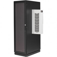 Black Box ClimateCab NEMA 12 Server Cabinet with 12000-BTU AC - 42U, M6 Rails, 110V - For Server, LAN Switch, Patch Panel - 42U Rack Height x 19" Rack Width - Floor Standing - Steel, Plexiglass, Steel - 1500 lb Maximum Weight Capacity - TAA Compliant