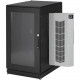 Black Box ClimateCab NEMA 12 Server Cabinet with Tapped Rails - 42U Wide Floor Standing for Server - Steel, Plexiglass, Steel, Steel, Steel - 1500 lb x Maximum Weight Capacity - TAA Compliant - TAA Compliance CC42U12000T-R3