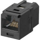 Panduit CC5E88BL Cat.5e UTP Coupler Module - 1 x RJ-45 Female - Black - RoHS Compliance CC5E88BL