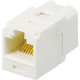 Panduit CC5E88IW Cat.5e UTP Coupler Module - 1 x RJ-45 Female - Off White - RoHS Compliance CC5E88IW