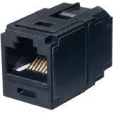 Panduit Network Connector - 1 Pack - 1 x RJ-45 Female - Black CC6X88BL