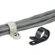 Panduit Cable Clamp - Black - 1000 Pack - Nylon 6.6 - TAA Compliance CCS50-S8-M0