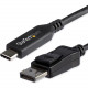 Startech.Com 5.9 ft. (1.8 m) - USB-C to DisplayPort Adapter Cable - 8K - HBR3 - Thunderbolt 3 Compatible - USB-C Adapter and Cable in One - 5.91 ft DisplayPort/USB A/V Cable for Audio/Video Device, Monitor - First End: 1 x USB Type C Male Thunderbolt 3 - 